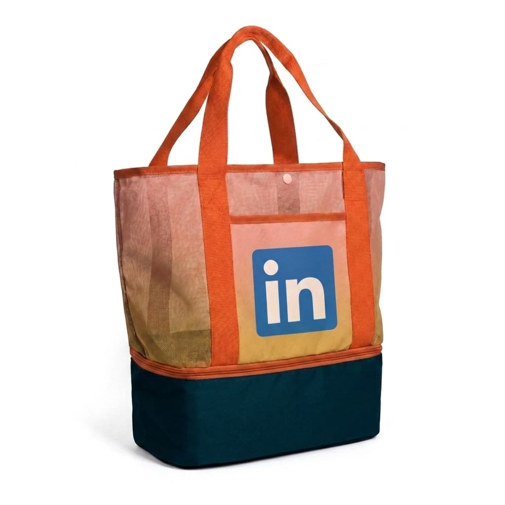 Mesh Tote with Cooler