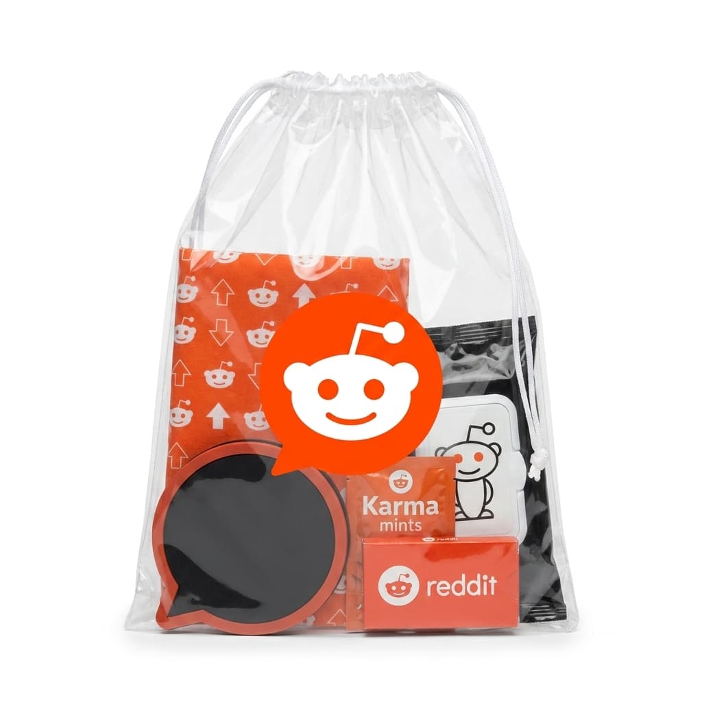 Clear Stadium Security Drawstring Bag