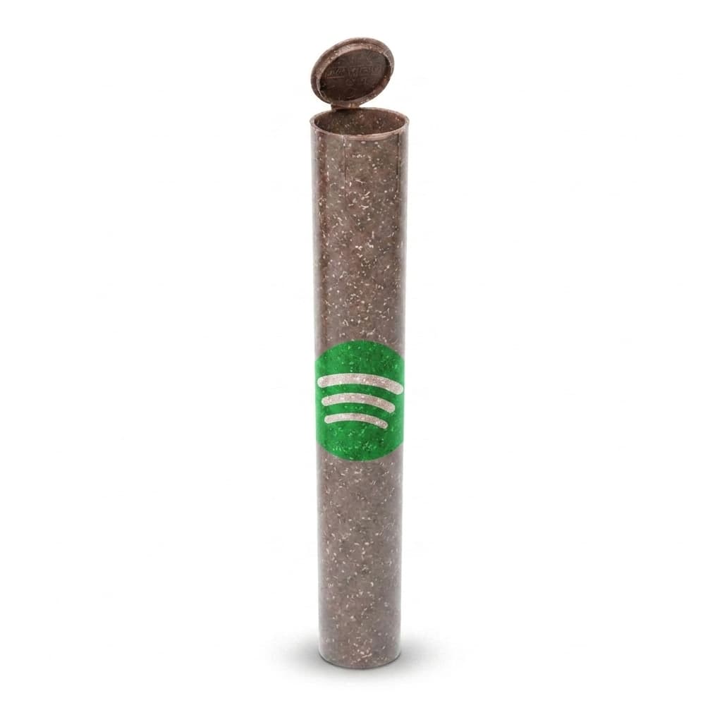 Custom Biodegradable Hemp Pre Roll Tube 116mm