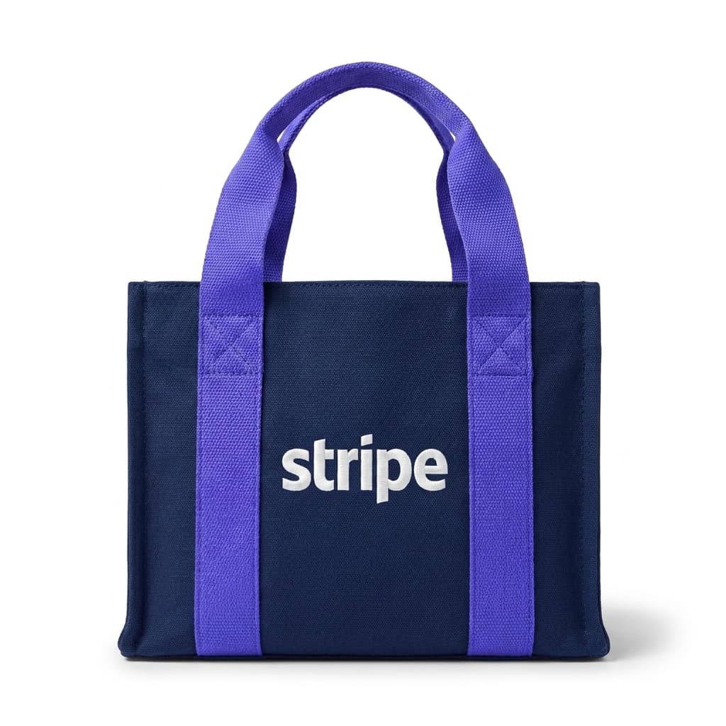 Structured Canvas Tote Bag