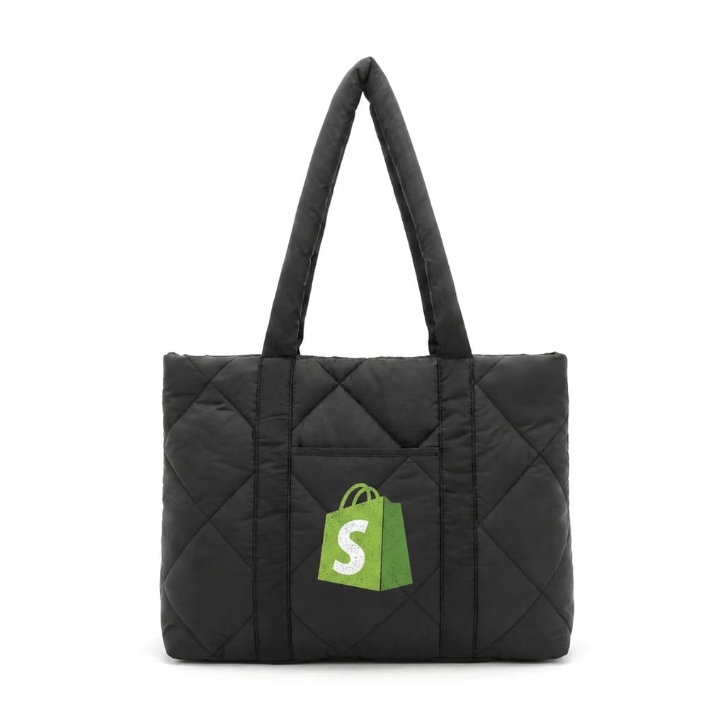 Veranda Quilted Nylon Tote Bag