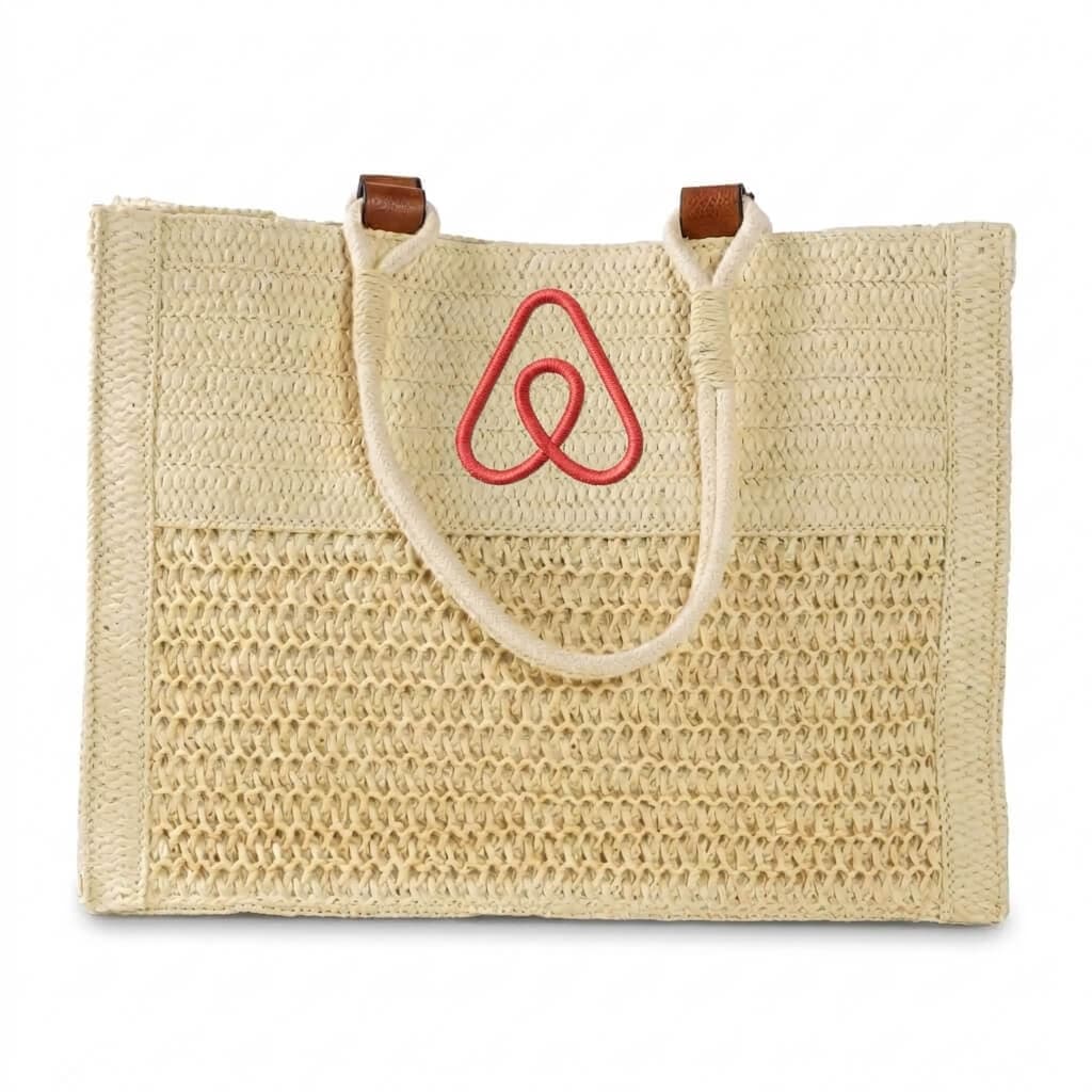 Woven Straw Beach Tote