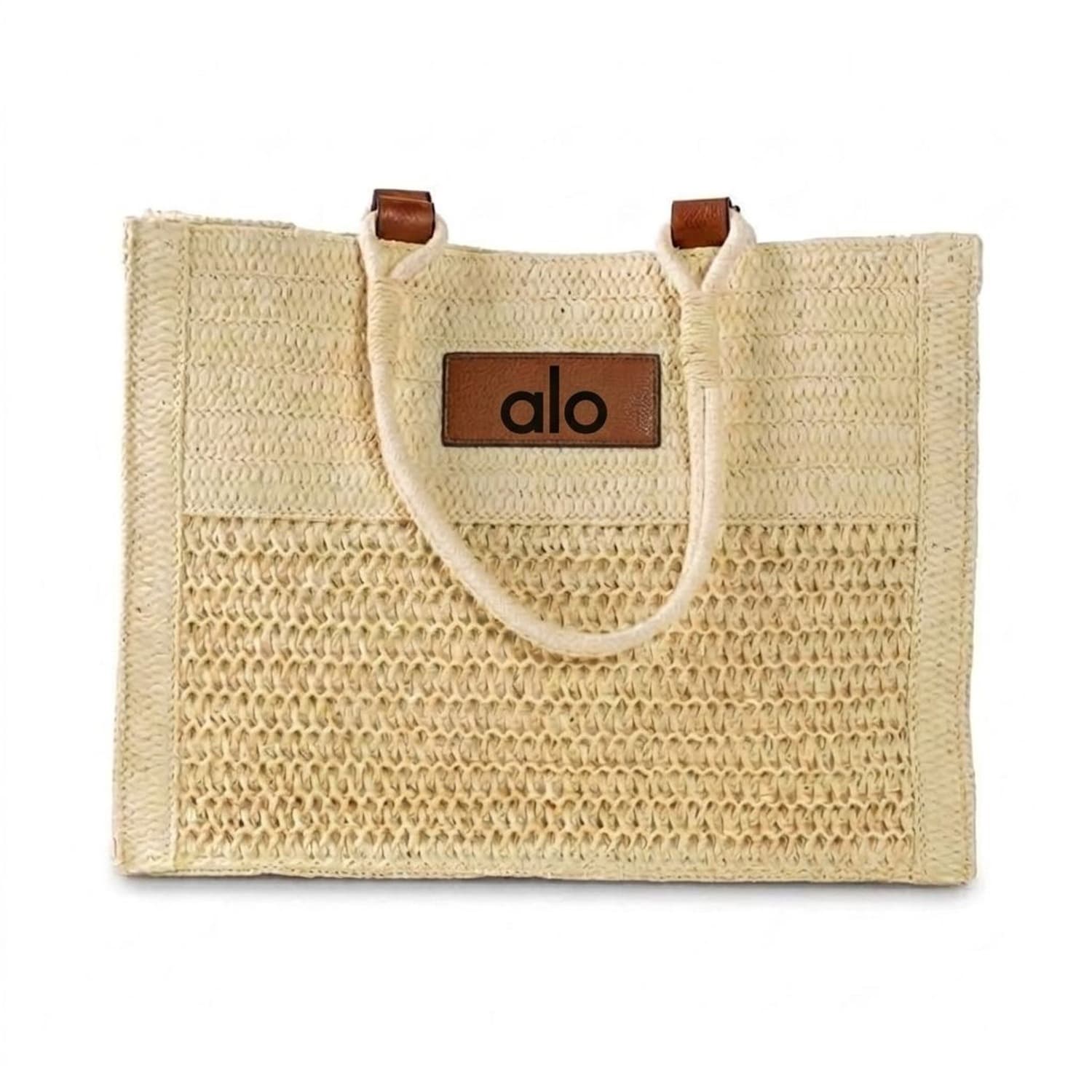 Woven Straw Beach Tote